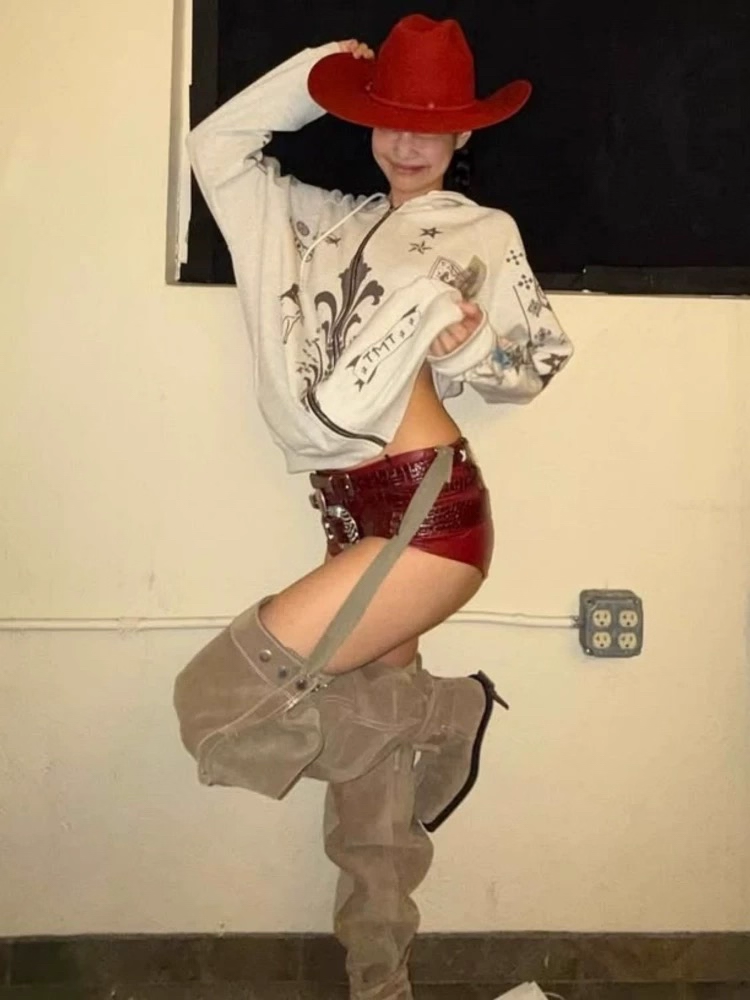 Blackpink Jennie Inspired Graffiti Print Hoodie Jacket