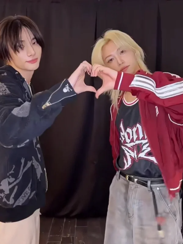 Stray Kids Felix Inspired Cropped Bomber Jacket