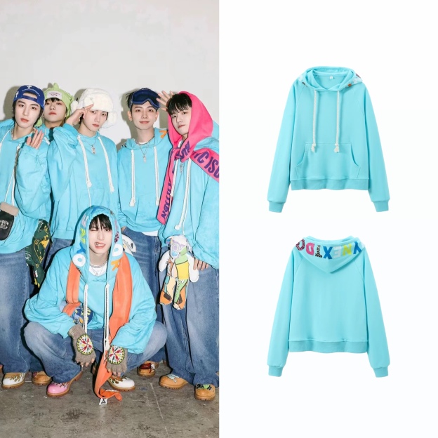 Boynextdoor one and only stage inspired BLUE HOODIE