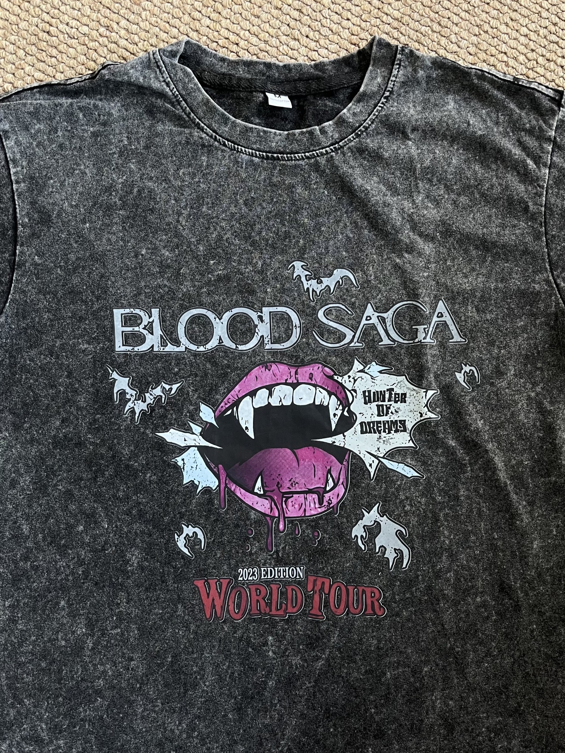 ENHYPEN concert inspired blood saga world tour print tshirt