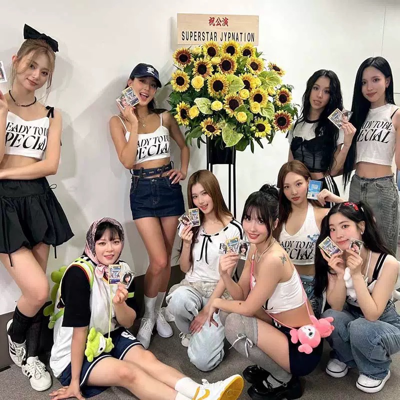 Twice Ready To Be special WORLD TOUR merch inspired tshirt