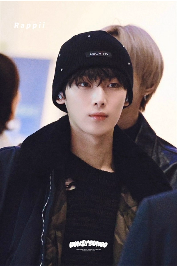 Enhypen Sunoo Inspired Rhinestone Knit Beanie