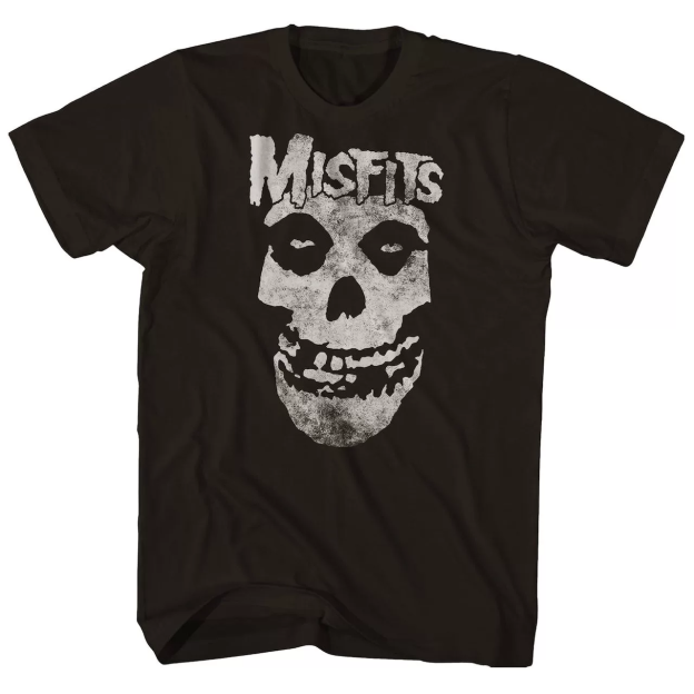 Cortis Martin Justin Biber Inspired Misfits Classic Fiend Skull Graphic T-Shirt