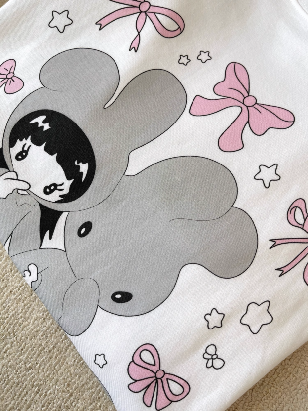 NewJeans Danielle Inspired Bunny Girl Cartoon T-Shirt - NJZ