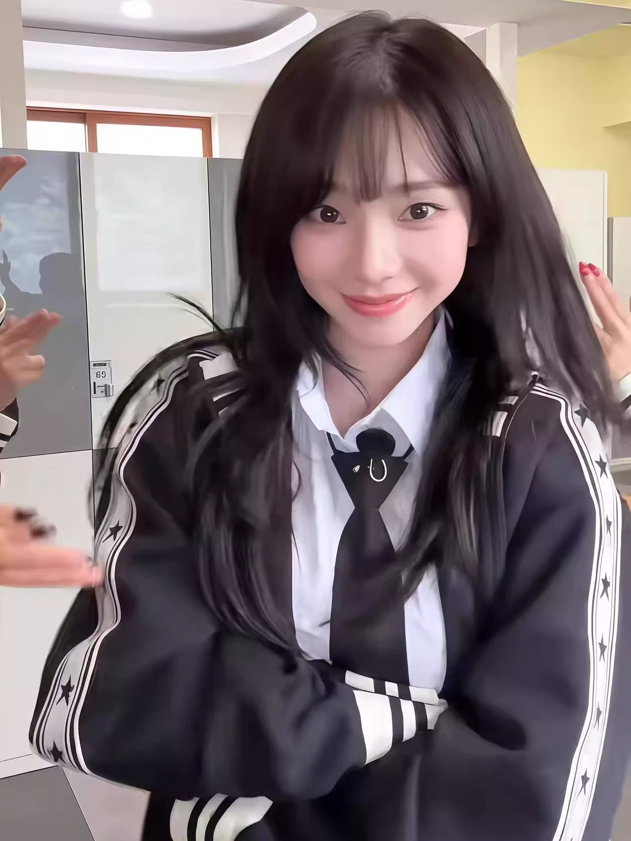 Aespa Inspired Star Track Jersey Jacket Pants Set