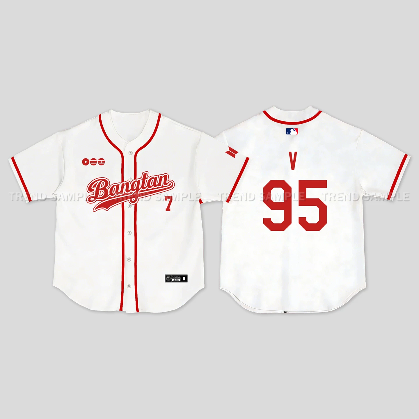 BTS ARIRANG World Tour Inspired Bangtan Baseball Jersey
