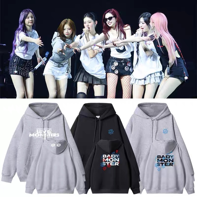 BABYMONSTER Fan Concert Love Monsters Merch Inspired Hoodie