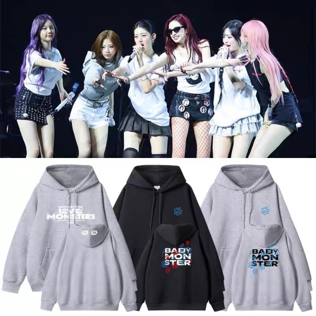 BABYMONSTER Fan Concert Love Monsters Merch Inspired Hoodie
