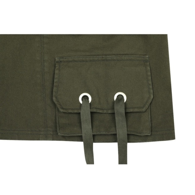 Aespa Karina & Gidle Shuhua Inspired Buckle Cargo Skirt