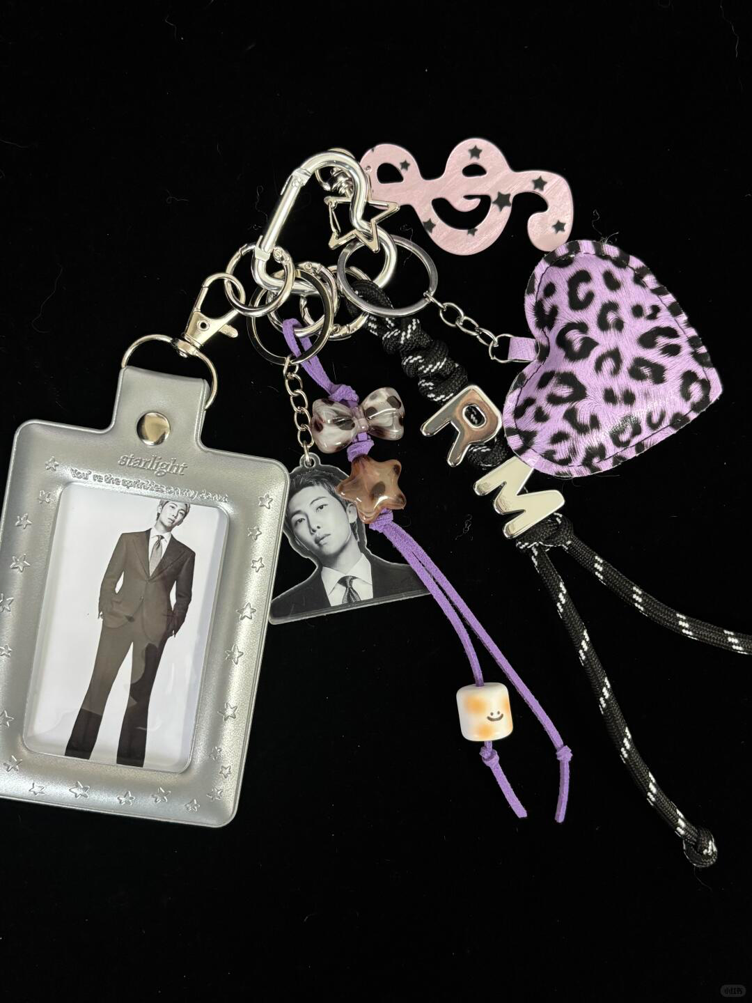 BTS Photocard Holder Keychain Bag Charm