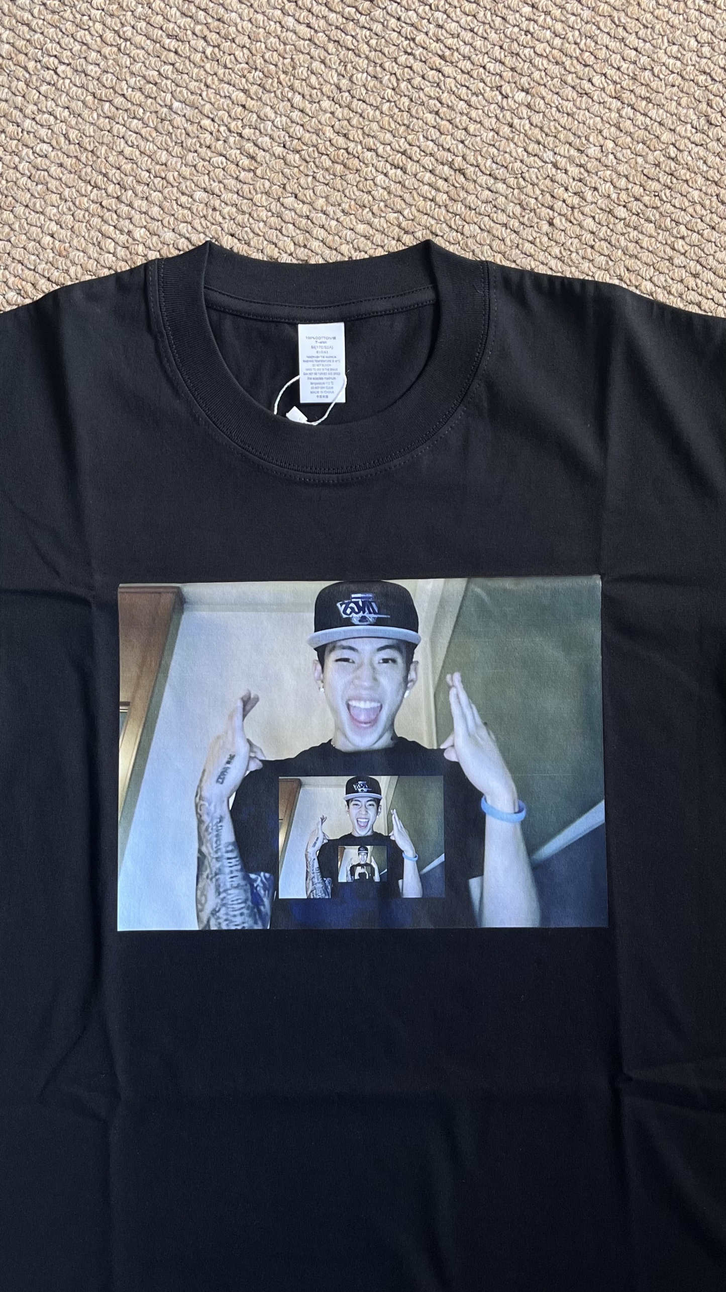 Jaypark portrait print inspired t-shirt