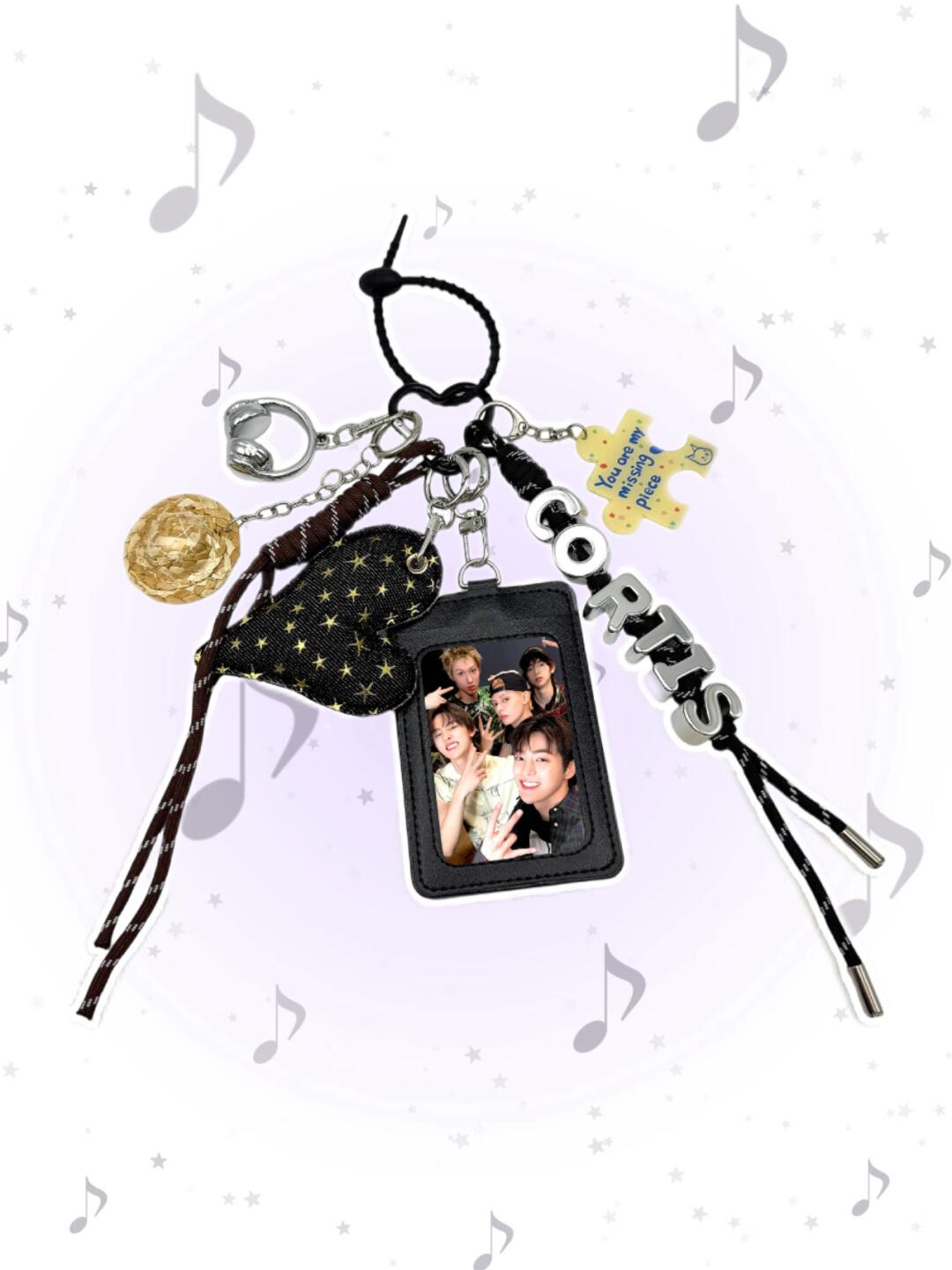 Cortis Photocard Holder Keychain Bag Charm