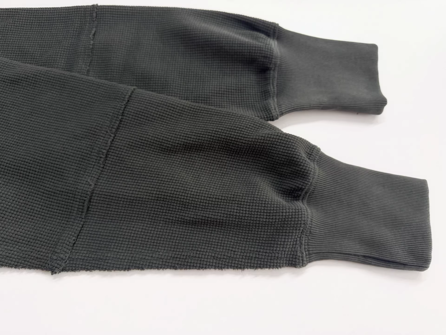 Cortis Martin Inspired Waffle Knit Rhinestone Long Sleeve Tee