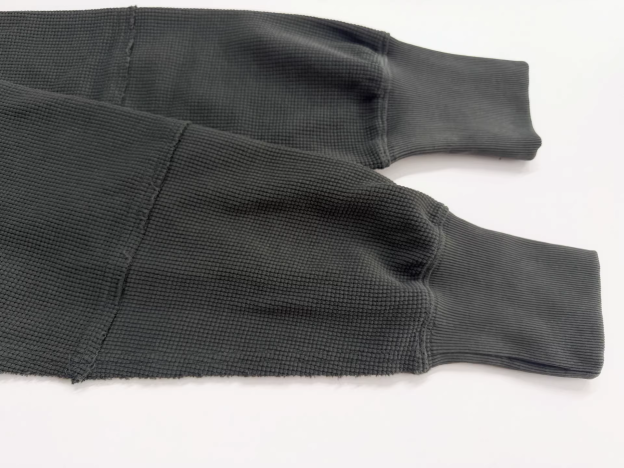 Cortis Martin Inspired Waffle Knit Rhinestone Long Sleeve Tee