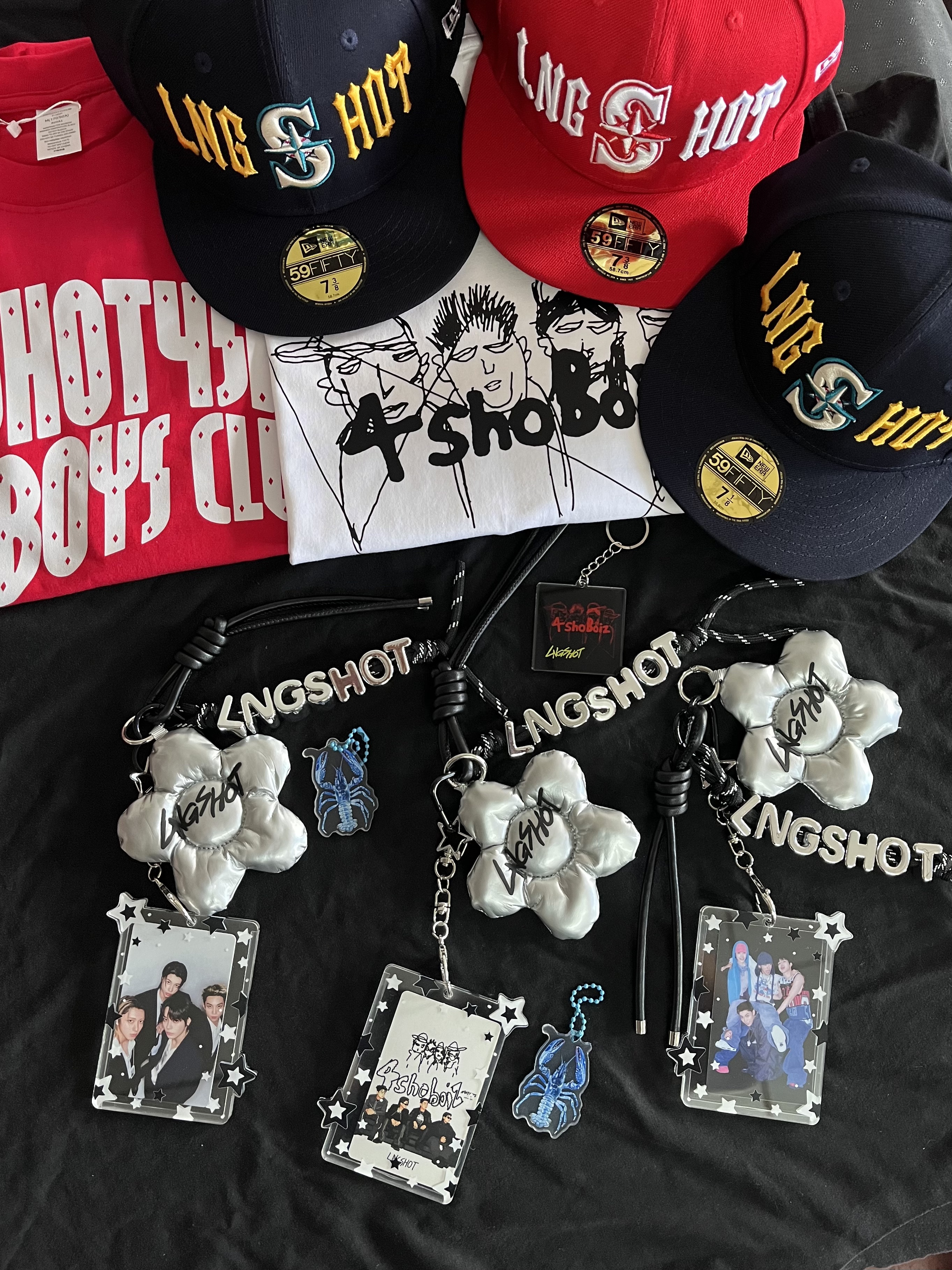 LNGSHOT Acrylic Photocard Holder Keychain Bag Charm-includes photocard