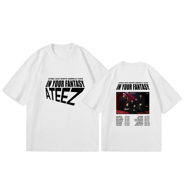 ATEEZ 2025 In Your Fantasy World Tour Merch Inspired T-Shirt