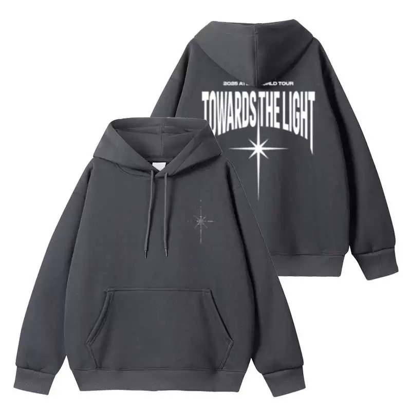 Ateez towards the light tour inspired merch hoodie