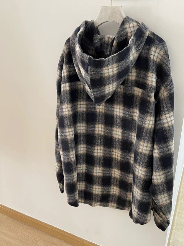 Stray kids Leeknow & Wayv YangYang inspired plaid Hooded Shirt