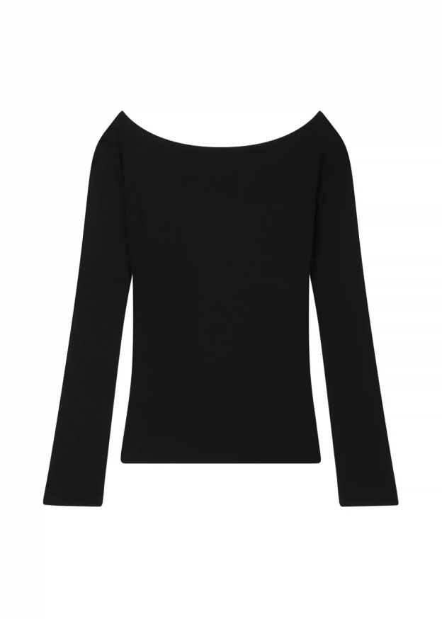 Aespa Karina Inspired Off Shoulder Long Sleeve Top