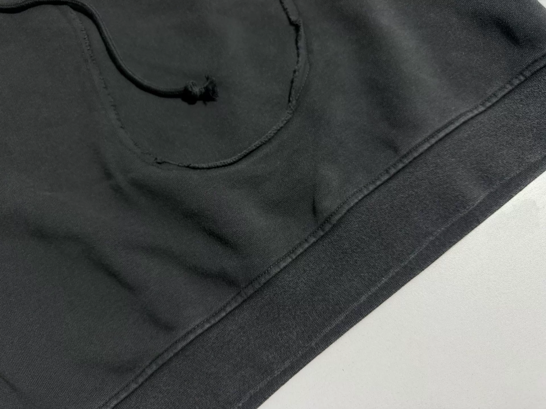 Heeseung Evan Inspired Black Swirl Washed Oversized Hooded Sweatshirt
