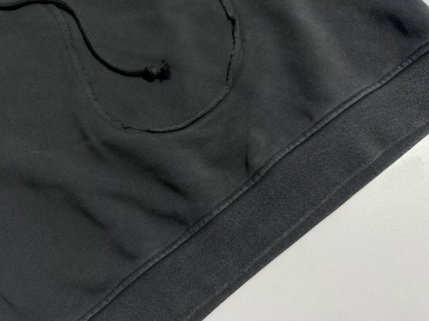 Heeseung Evan Inspired Black Swirl Washed Oversized Hooded Sweatshirt