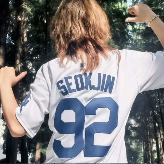 BTS Inspired Dodgers Custom  Jersey 
