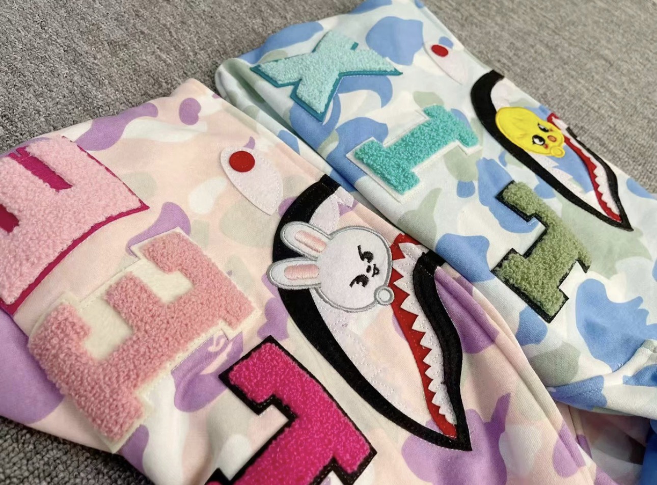 StrayKids LeeKnow BAPE Inspired Bape camo zip-up  hoodie-Stray Kids