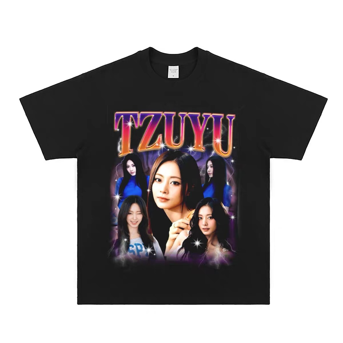 TWICE Custom Member Printed Retro Washed T-Shirt