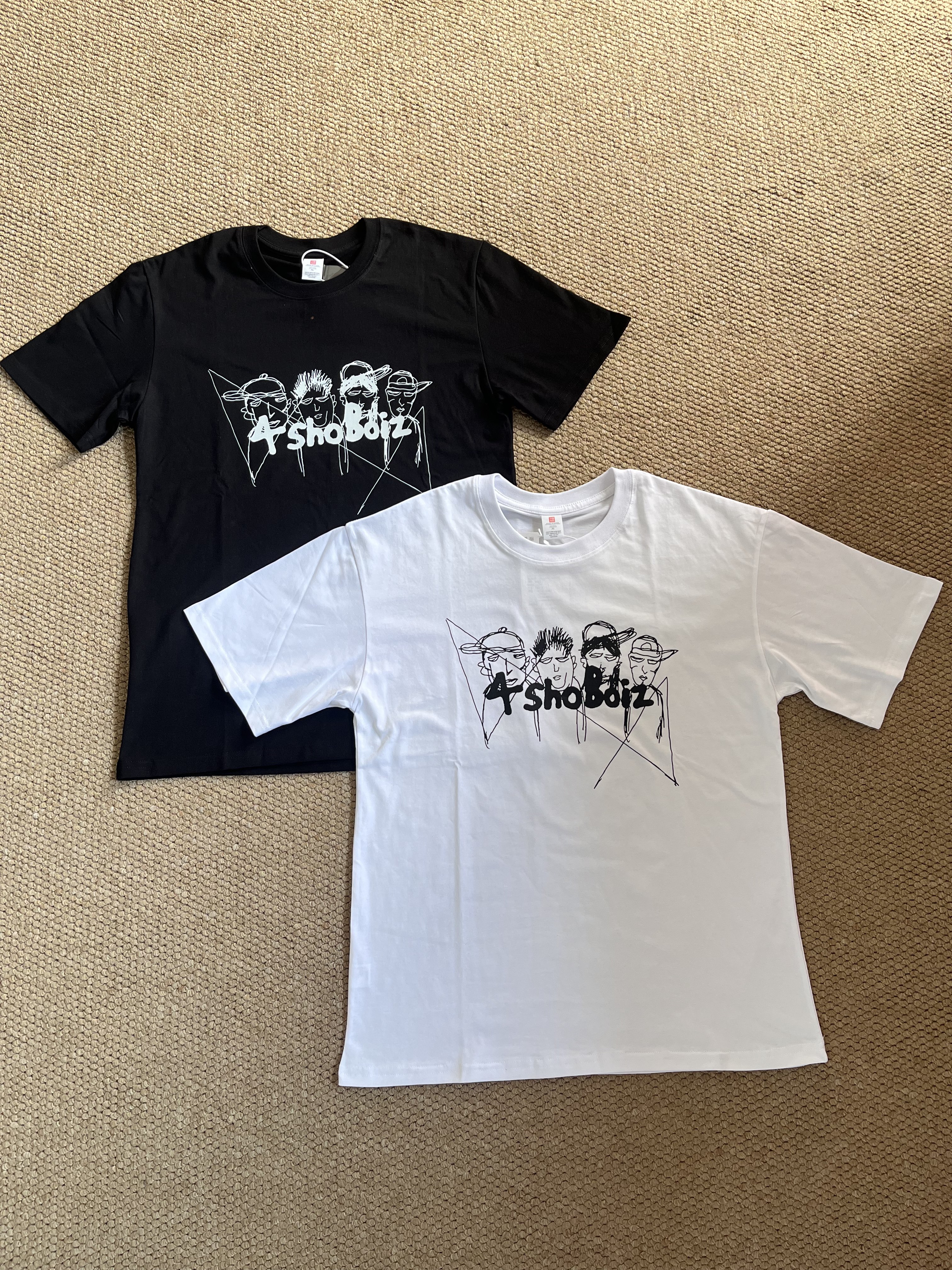 lngshot merch inspired letter print tshirt