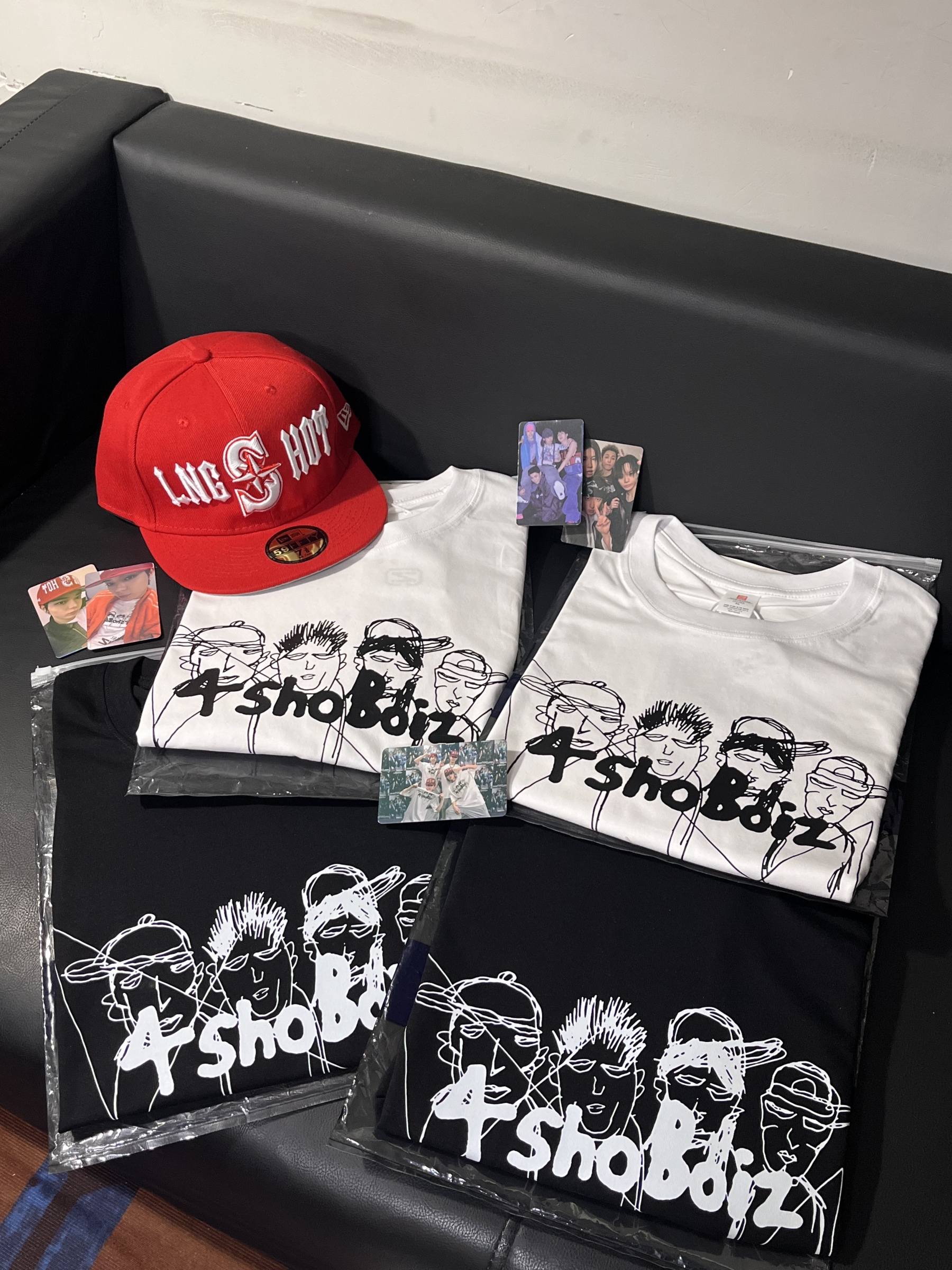 lngshot merch inspired letter print tshirt