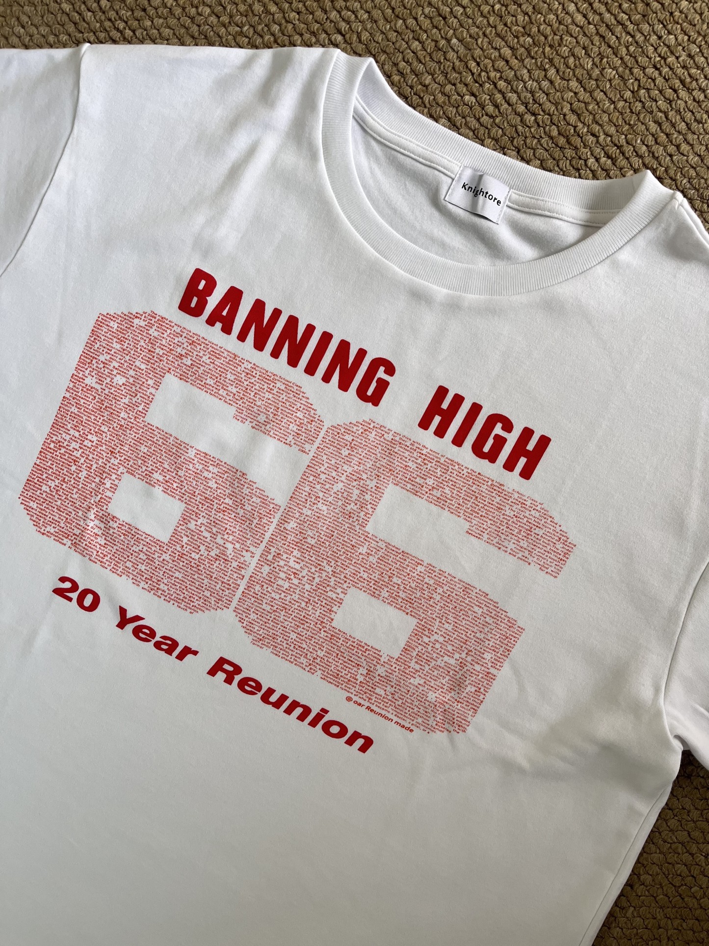 Cortis Martin Inspired Letter Number 66 Print T-Shirt
