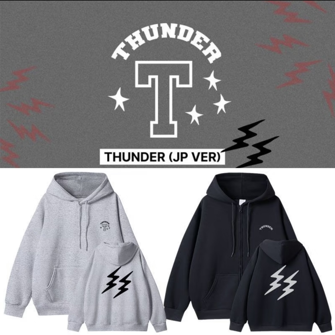 ATEEZ 2025 'THUNDER' World Tour Japan Hoodie