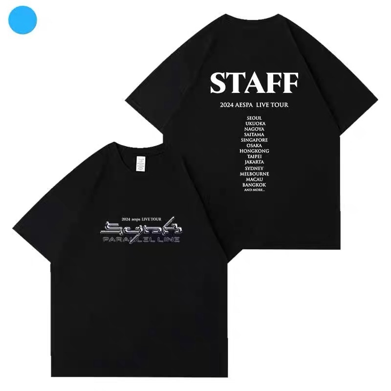 Aespa Live Tour SynkParalleLine Inspired Tee