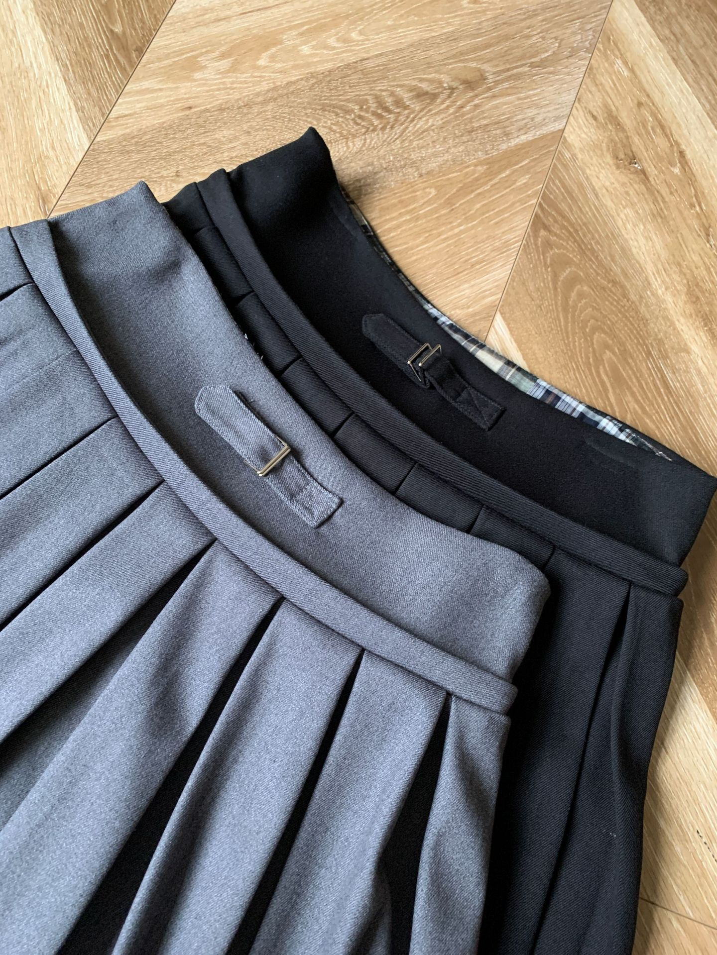 Newjeans Haerin Inspired Peter Pan Collar Jacket & Pleated Skirt Set