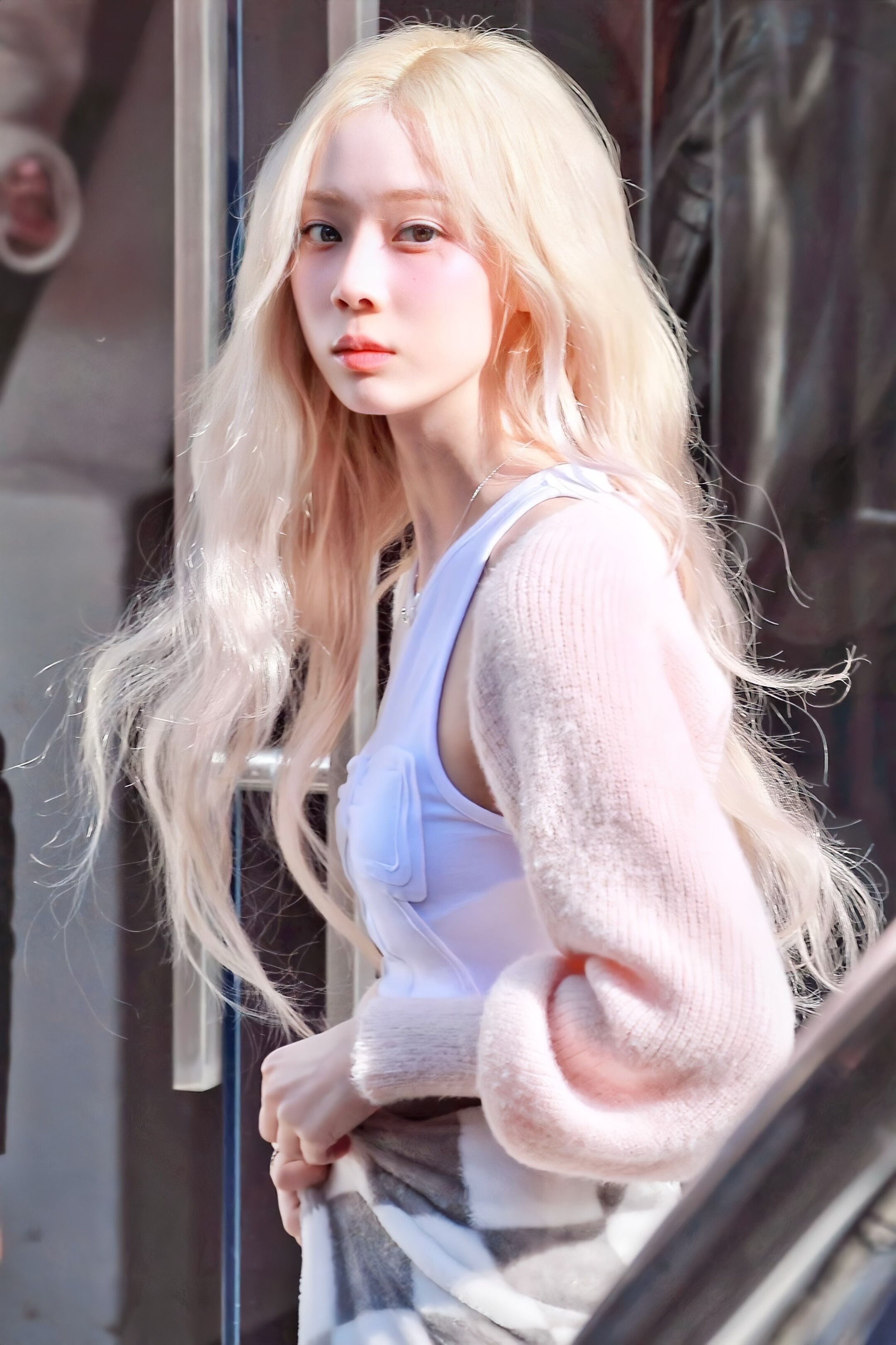 Aespa Winter & IVE Wonyoung Inspired Knitted Camisole Set