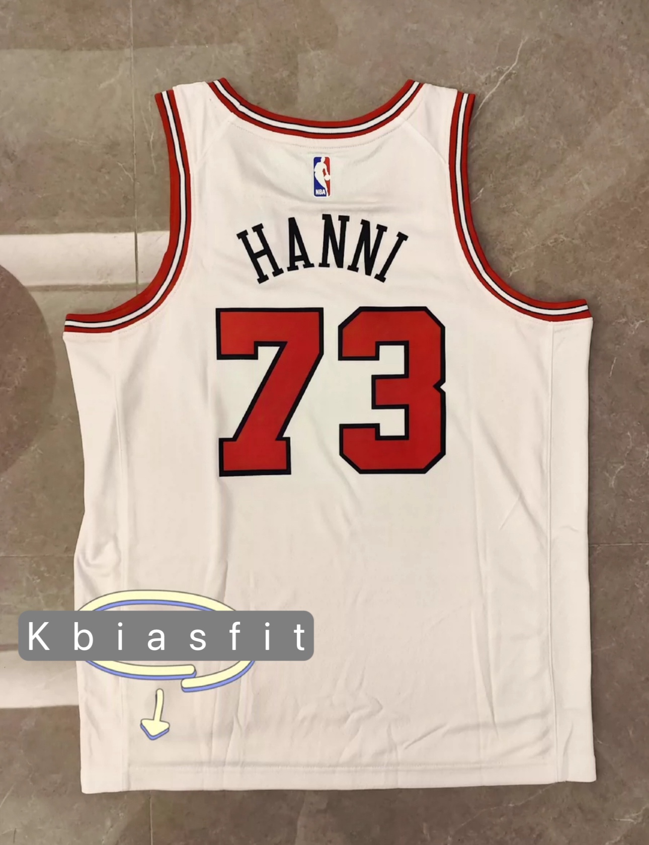 NEWJEANS HANNI customized Chicago Bulls 73 Jersey