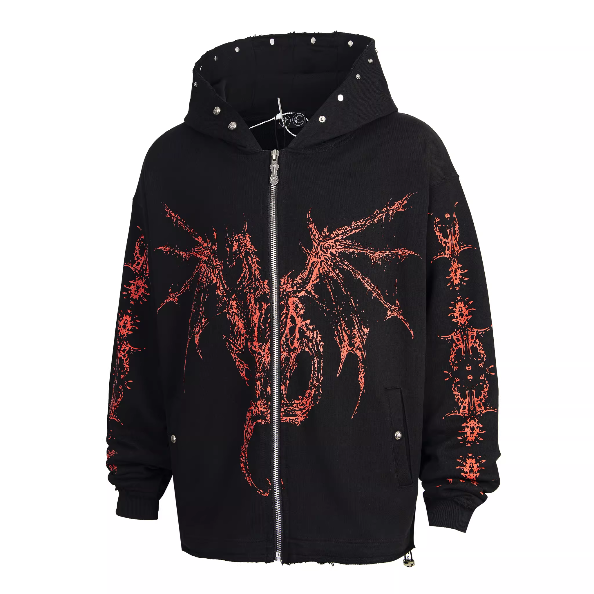 ENHYPEN Heeseung Inspired Dragon Print Hoodie