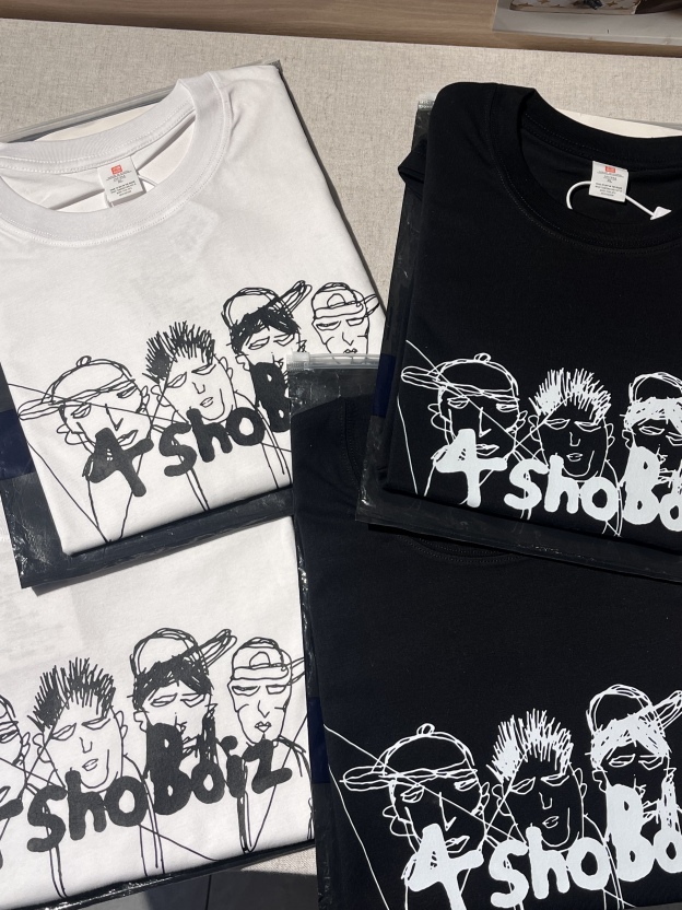 lngshot merch inspired letter print tshirt