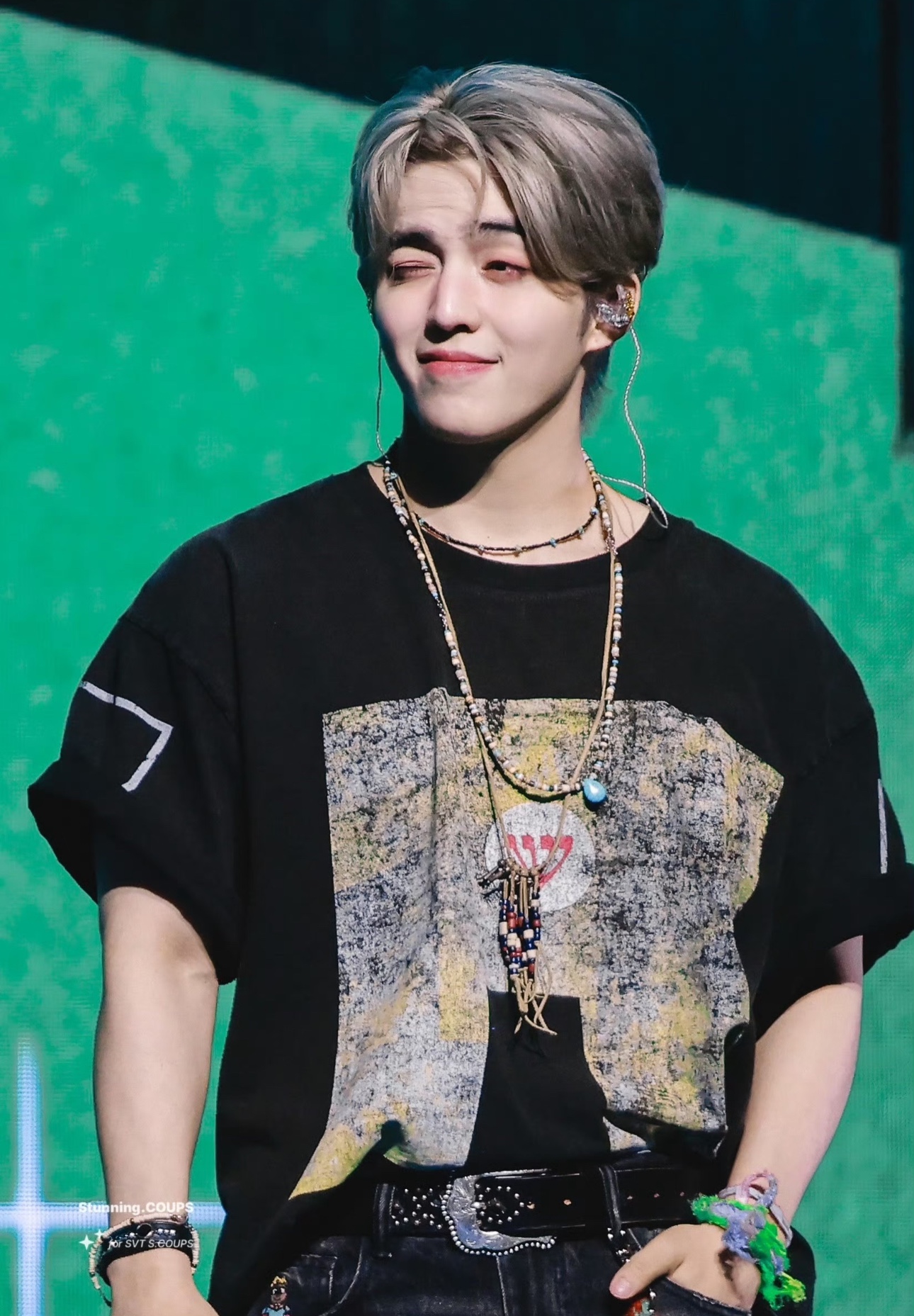 Seventeen Scoups Inspired Vintage Washed Tshirt