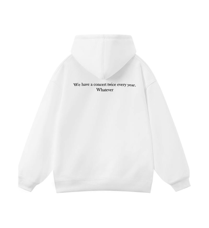  ENHYPEN Sunoo Inspired White Letter Print Hoodie