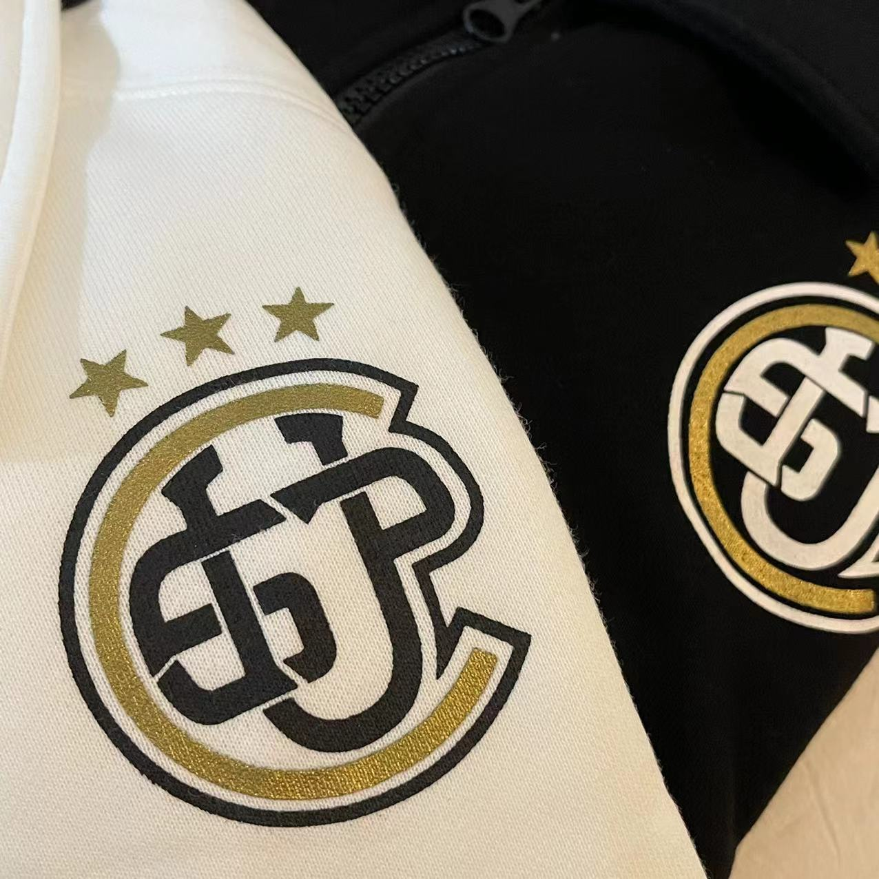 TXT Soobin Inspired Half-Zip Jersey Sweatshirt