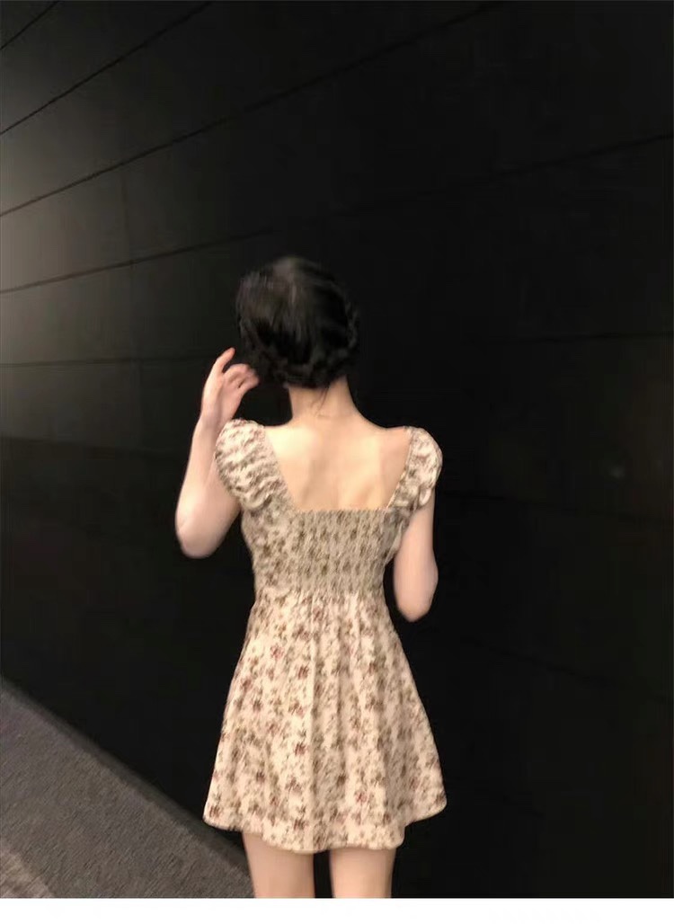 Babymonster Ahyeon Inspired Floral Wrap Dress