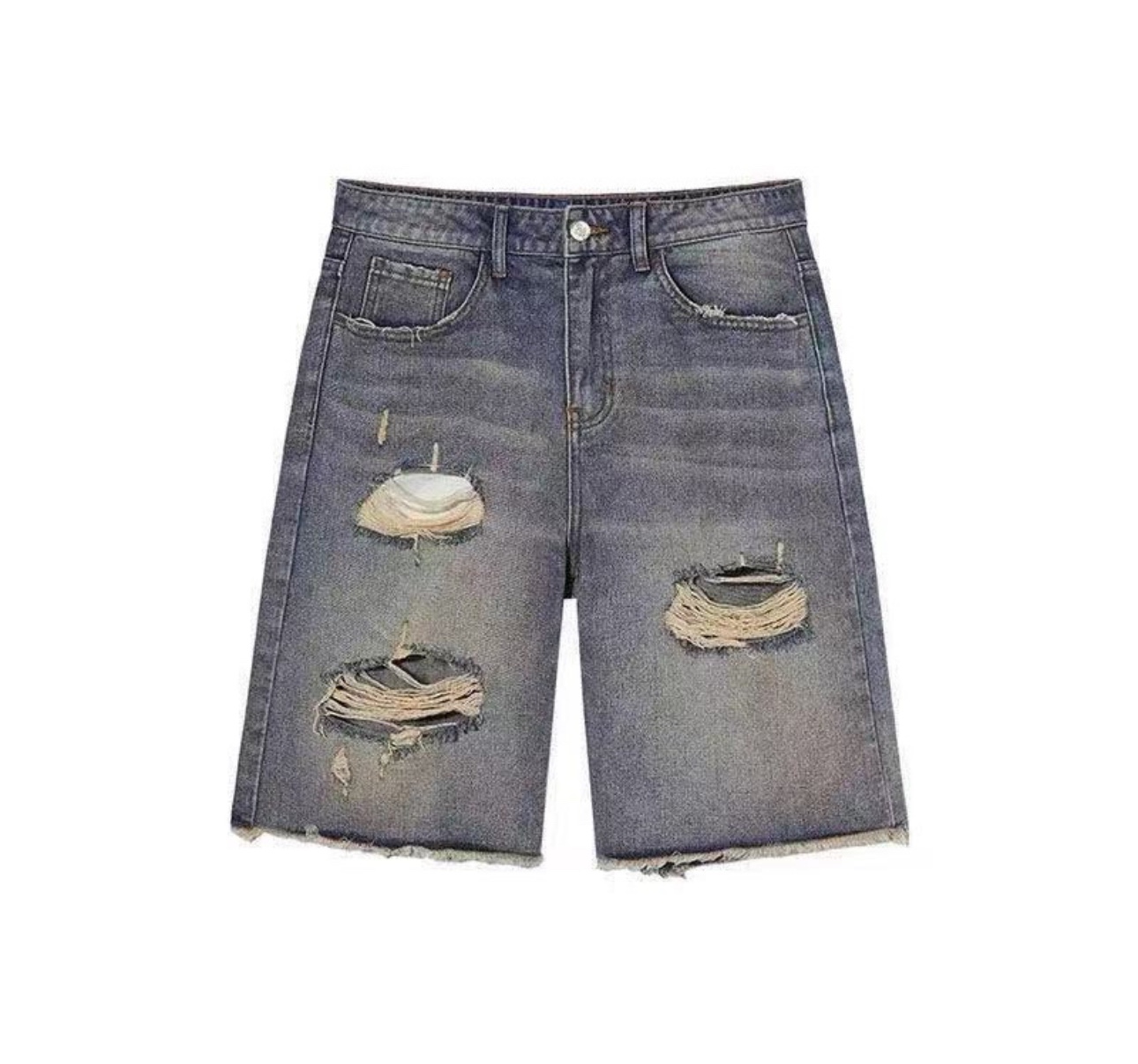 Straykids Felix Baggy Ripped Denim inspired Shorts pant-stray kids