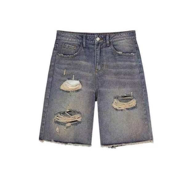 Straykids Felix Baggy Ripped Denim inspired Shorts pant-stray kids