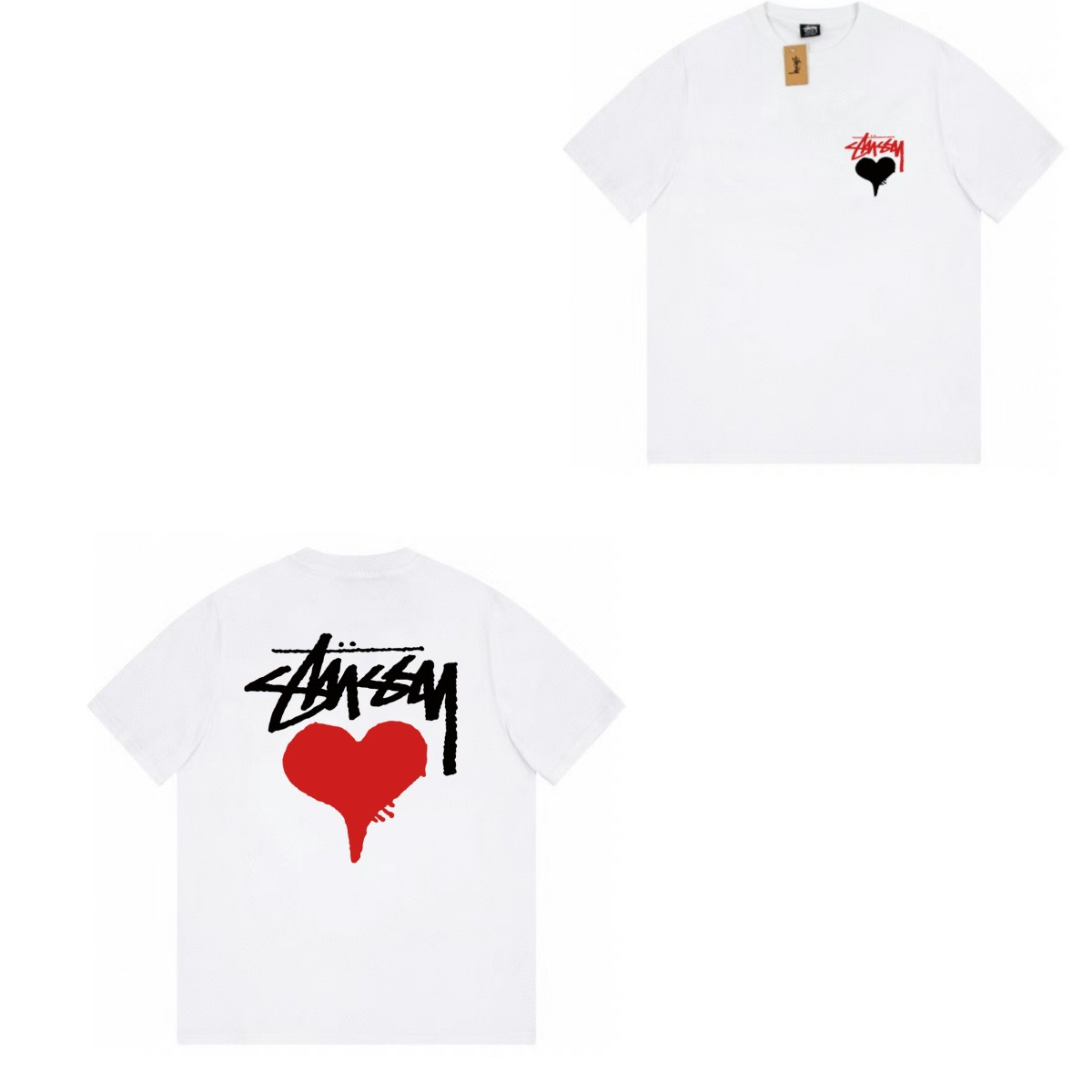 Stray kids Felix Inspired Stock Heart Drip Graphic Tee-Straykids