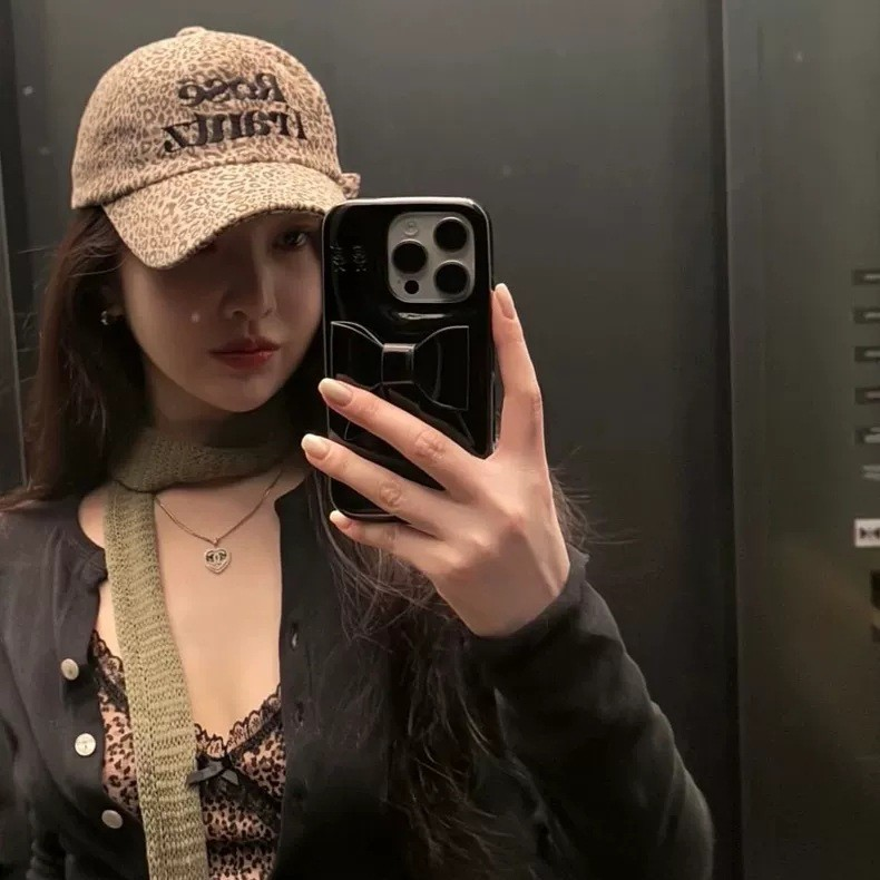 Red Velvet JOY Inspired Leopard Baseball Cap