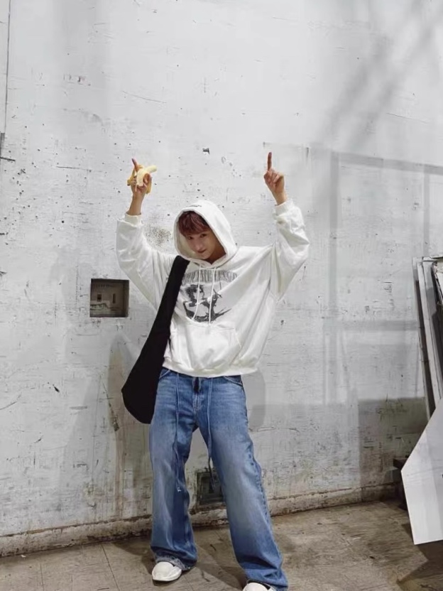 SEVENTEEN DK Inspired Graphic White Hoodie