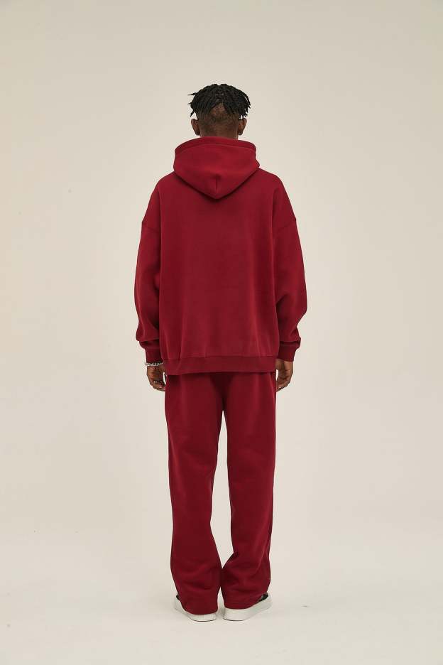 Navy&Red-Oversized hoodie sets