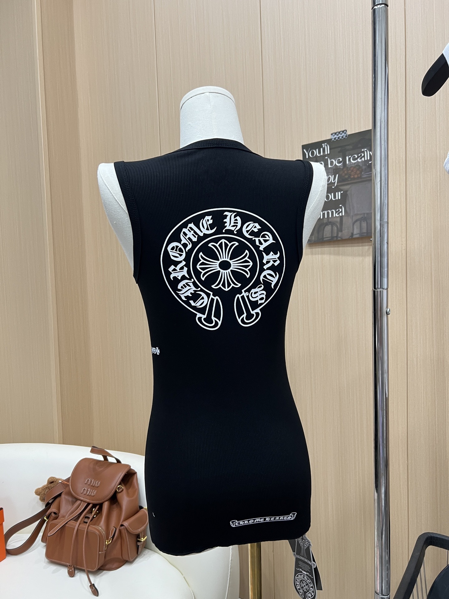 Aespa Karina Inspired Chrome Hearts Style Tank Top