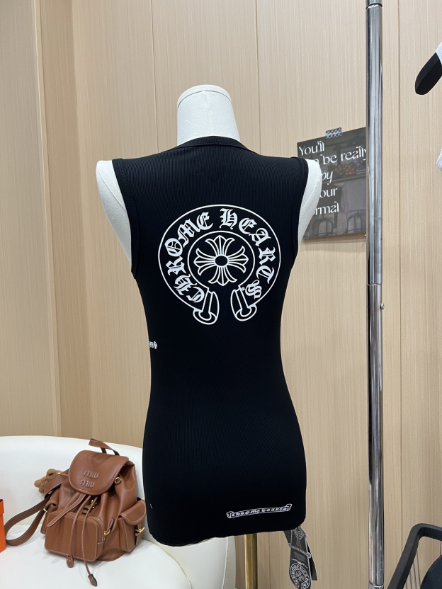 Aespa Karina Inspired Chrome Hearts Style Tank Top